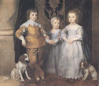 Dyck, Anthony van The Three Eldest Children of Charles I (mk25)